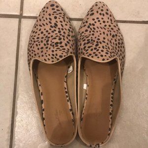 Cheetah print mules, size 9.5